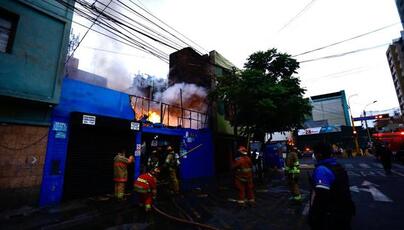 Lince: Incendio es registrado en un mercado