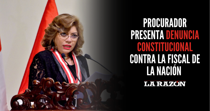 Procurador Presenta Denuncia Constitucional Contra La Fiscal De La