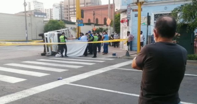 Cercado de Lima: adulto mayor muere tras accidente vehicular