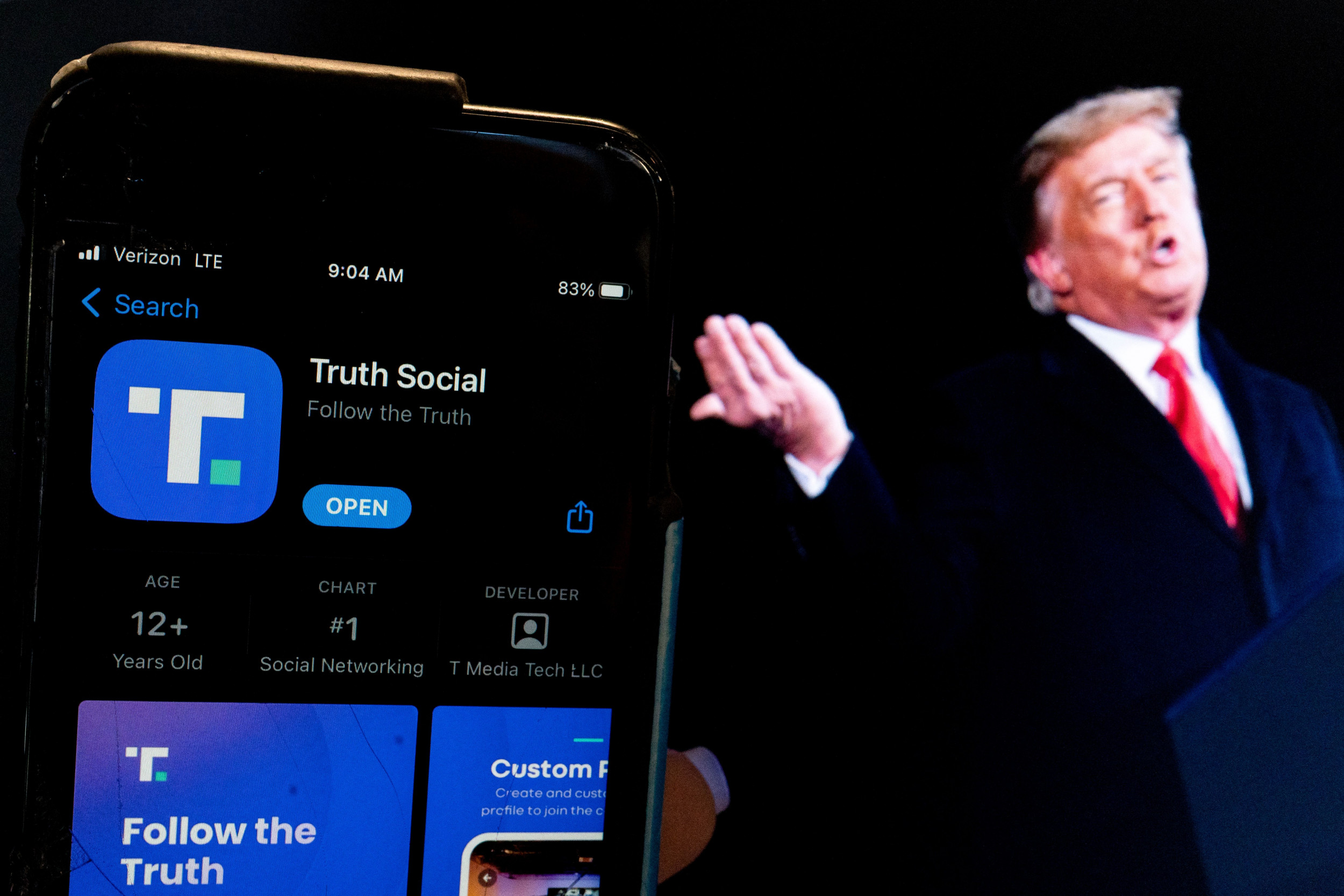 Truth Social, la red social de Trump, ya está censurando contenido