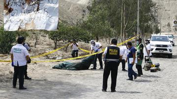 Banda arroja cadáver de extranjero en Cieneguilla