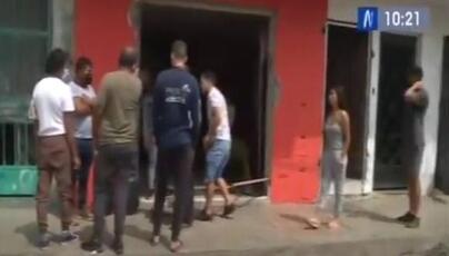 Algunos transeúntes se hirieron con las rejas de la fachada del local en Los Olivos y de otras casas que salieron volando.