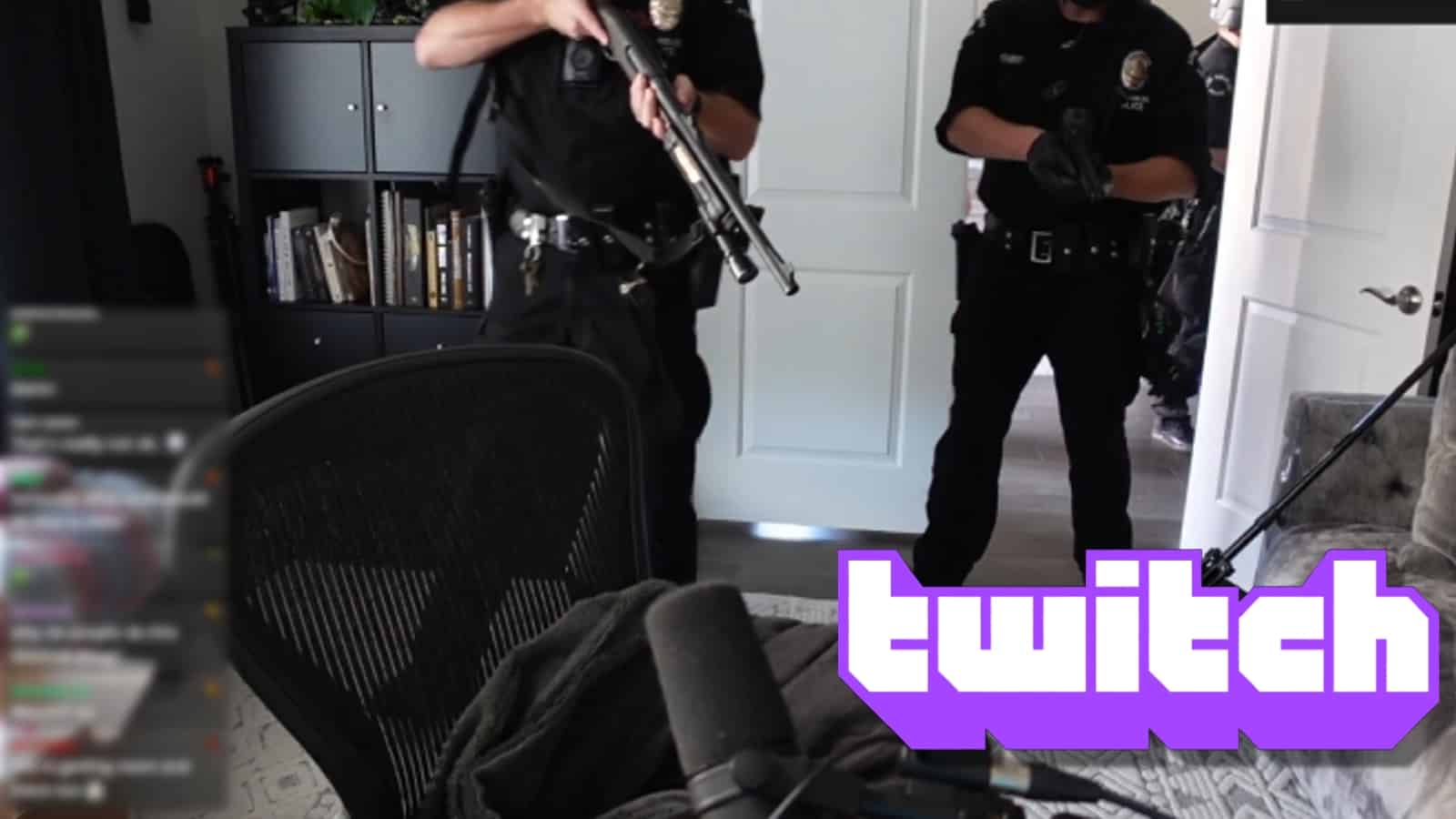 Policía irrumpen en la casa de una streamer de Twitch