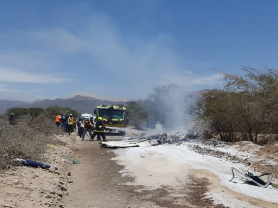 Ica: Accidente de avioneta en las líneas de Nazca deja siete fallecidos