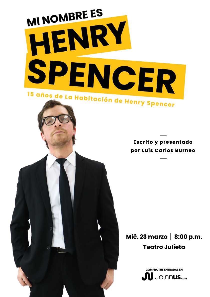 “La habitación de Henry Spencer” celebra aniversario con show de stand-up comedy