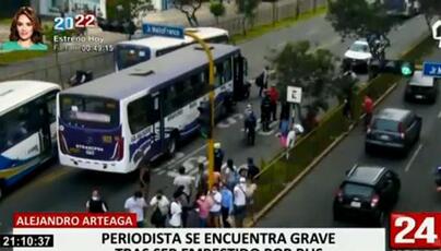 Jesús María: Periodista fue atropellado por bus público