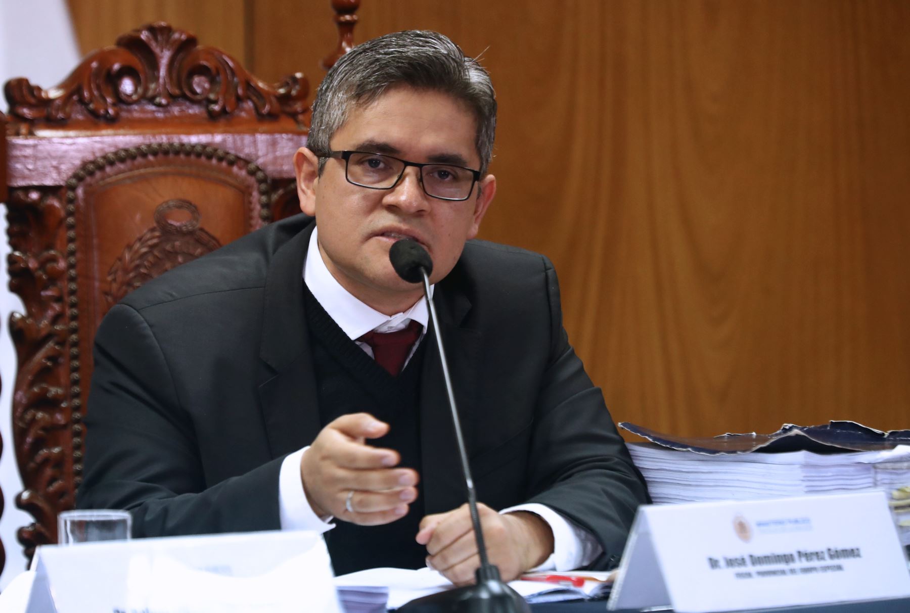 Domingo Pérez: este proyecto de ley como está redactado lo único que favorece es al crimen”
