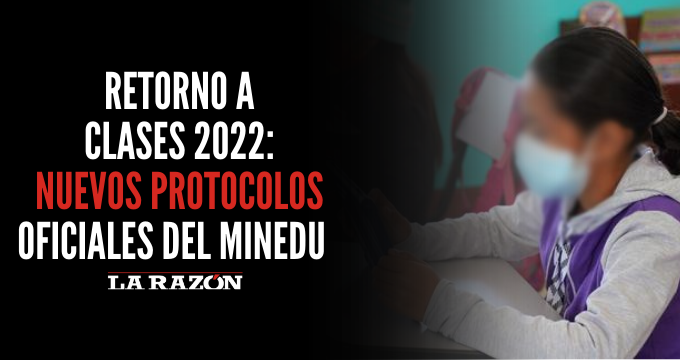 Retorno A Clases 2022 Nuevos Protocolos Oficiales Del Minedu La Razón 