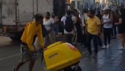 Lima: heladero recupera su carrito tras intervención