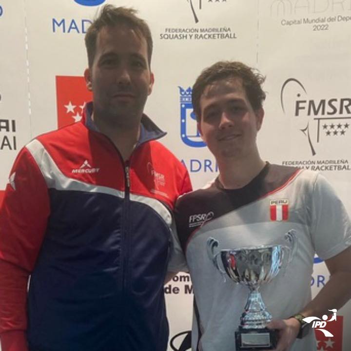 Peruano Martín León se consagra campeón en torneo Squash 57