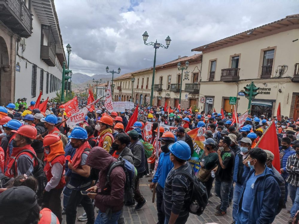 Cusco ratifica paro de 48 horas contra el Gobierno