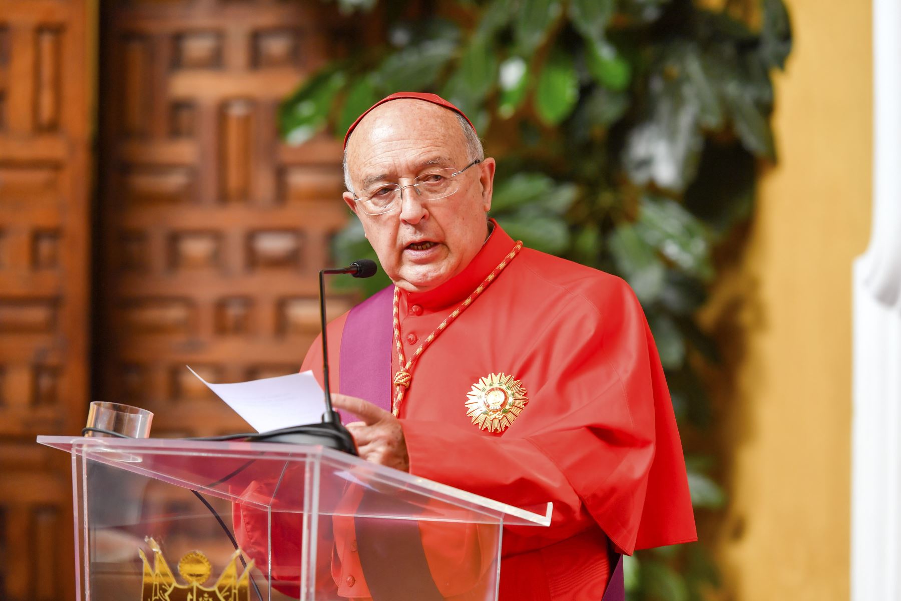 Cardenal Barreto: “Esta es la única oportunidad que tiene el presidente"