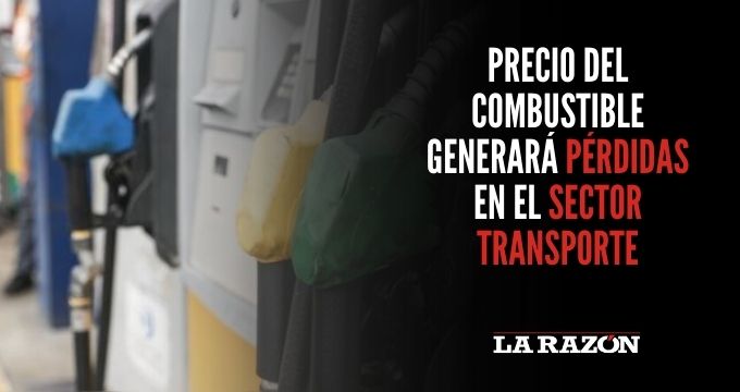 Precio del combustible generará pérdidas en el sector transporte