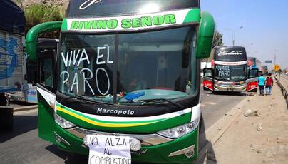 Gremios transportistas invocan paralización nacional