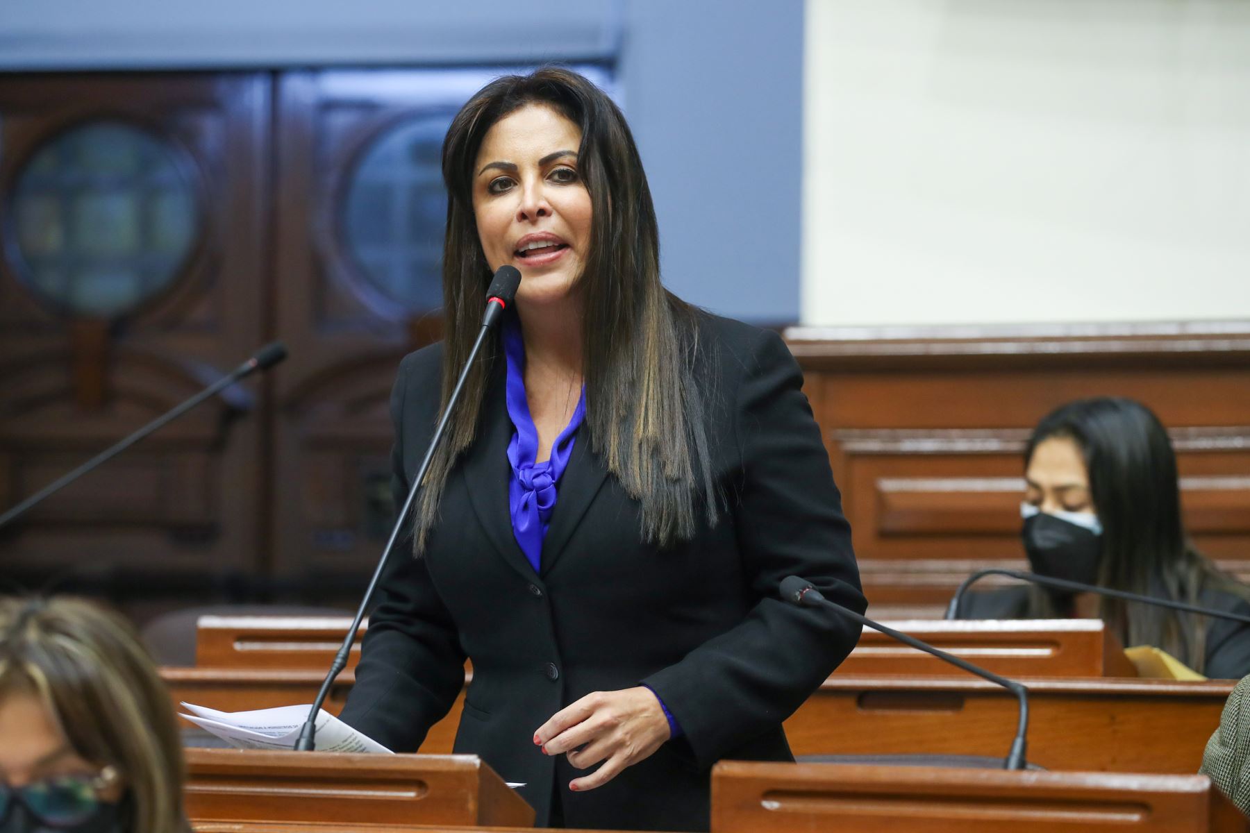Patricia Chirinos denuncia constitucionalmente a Castillo