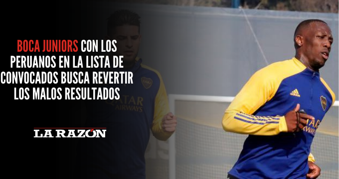 Zambrano y Advíncula en la lista de Boca Juniors para la Liga Argentina
