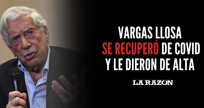 Vargas Llosa se recuperó de Covid y le dieron de alta