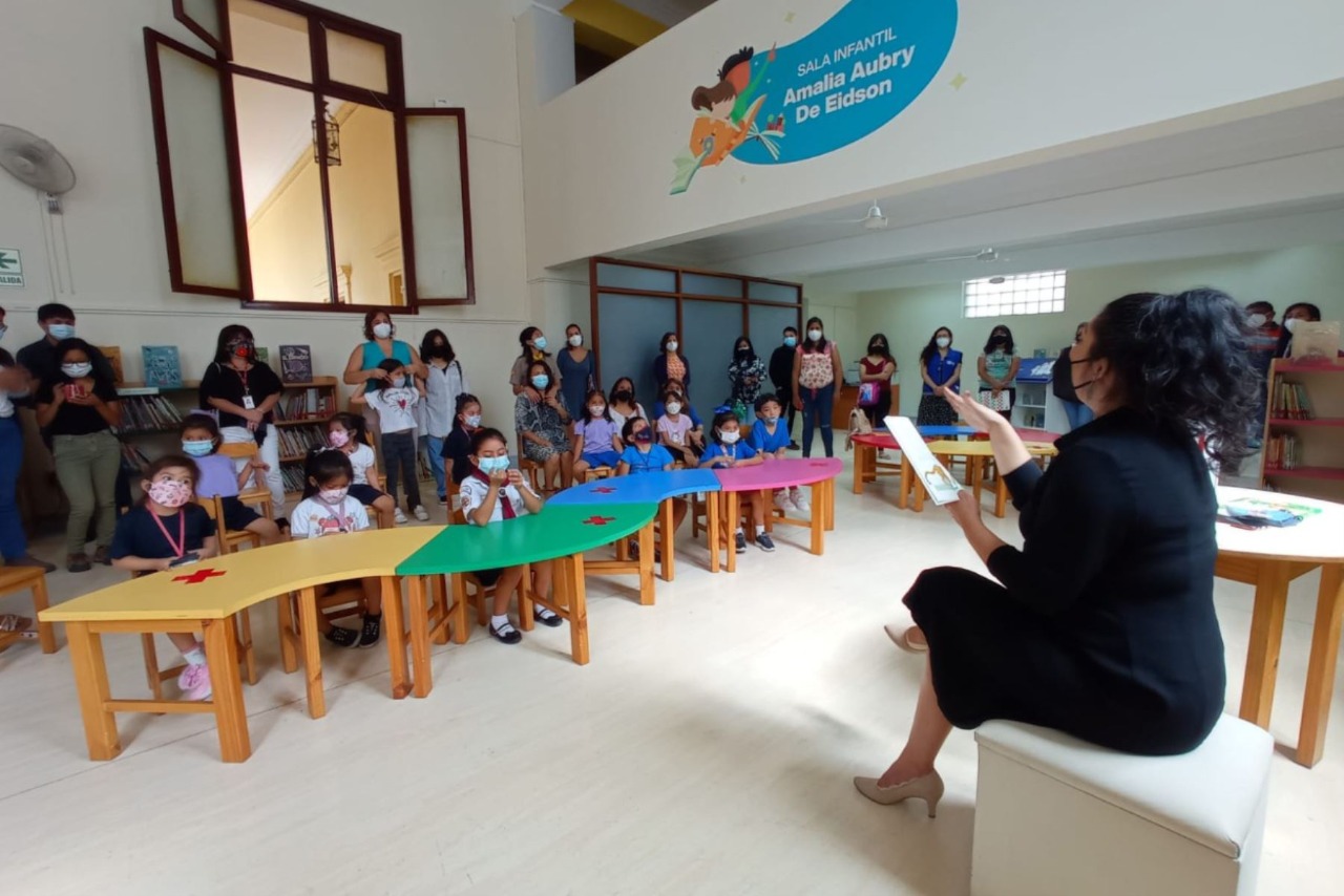 Reinician atención en salas infantil y escolar de Biblioteca Pública de Lima