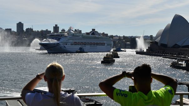 Cruceros regresan a Australia tras dos años alejados por pandemia