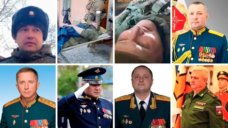 Mas de 20 altos mandos militares rusos caen en combate en Ucrania