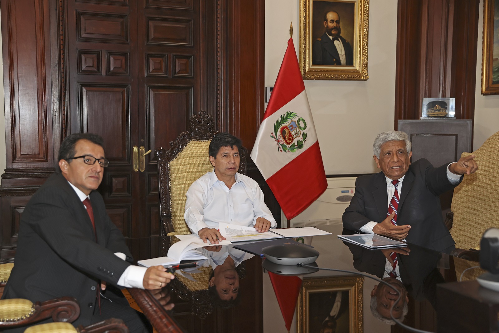 Alcalde de Lima, Miguel Romero, se reunió con presidente Pedro Castillo