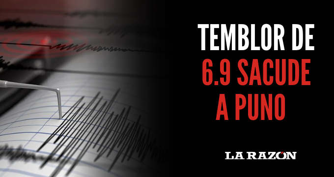 Temblor de 6.9 sacude a Puno