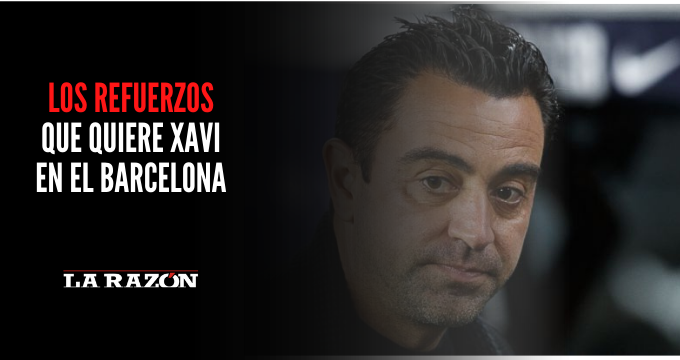 Los refuerzos que quiere Xavi en el Barcelona