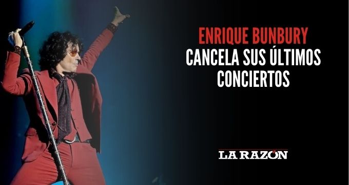 Enrique Bunbury cancela sus últimos conciertos