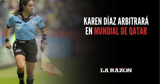 Karen Díaz arbitrará en Mundial de Qatar