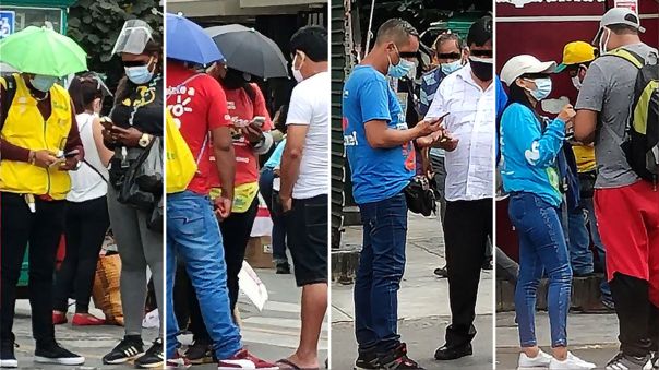 Operadoras multadas por vender chips en la calle