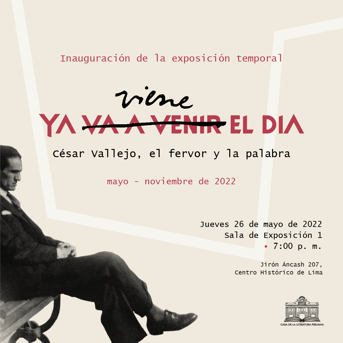 César Vallejo: Poesía y artes escénicas en ceremonia inaugural