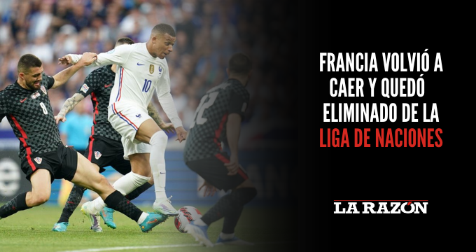 Francia volvió a caer y quedó eliminado de la Liga de Naciones