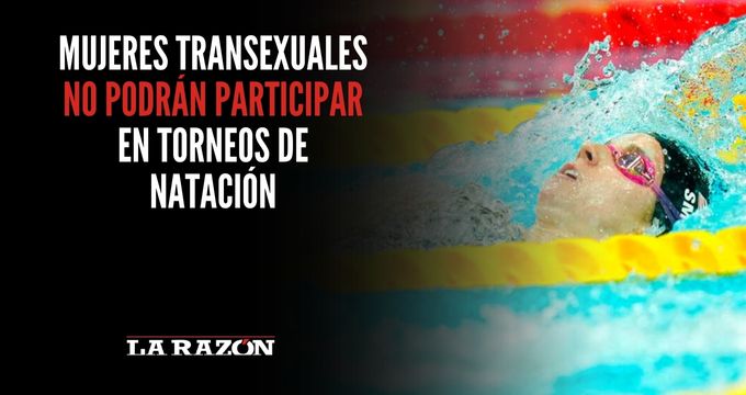 Mujeres transexuales no podrán participar en torneos de Natación