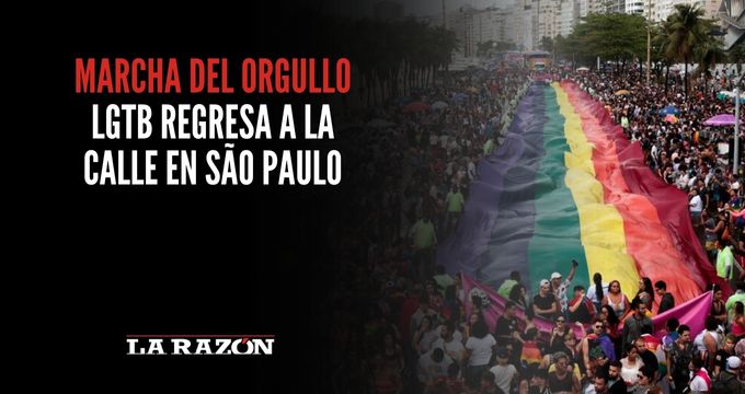 Marcha del Orgullo LGTB regresa a la calle en São Paulo