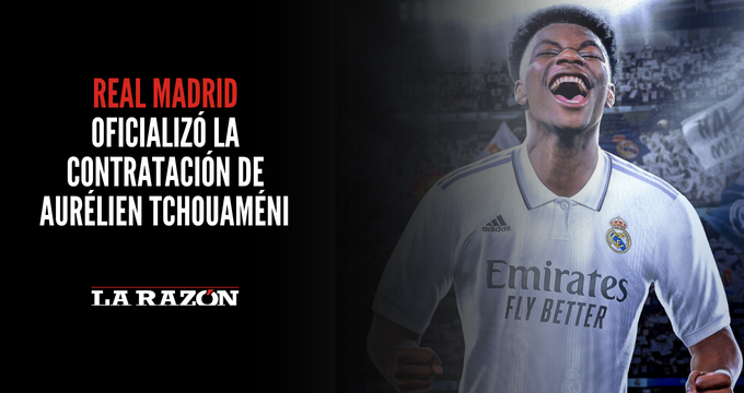Real Madrid oficializó la contratación de Aurélien Tchouaméni