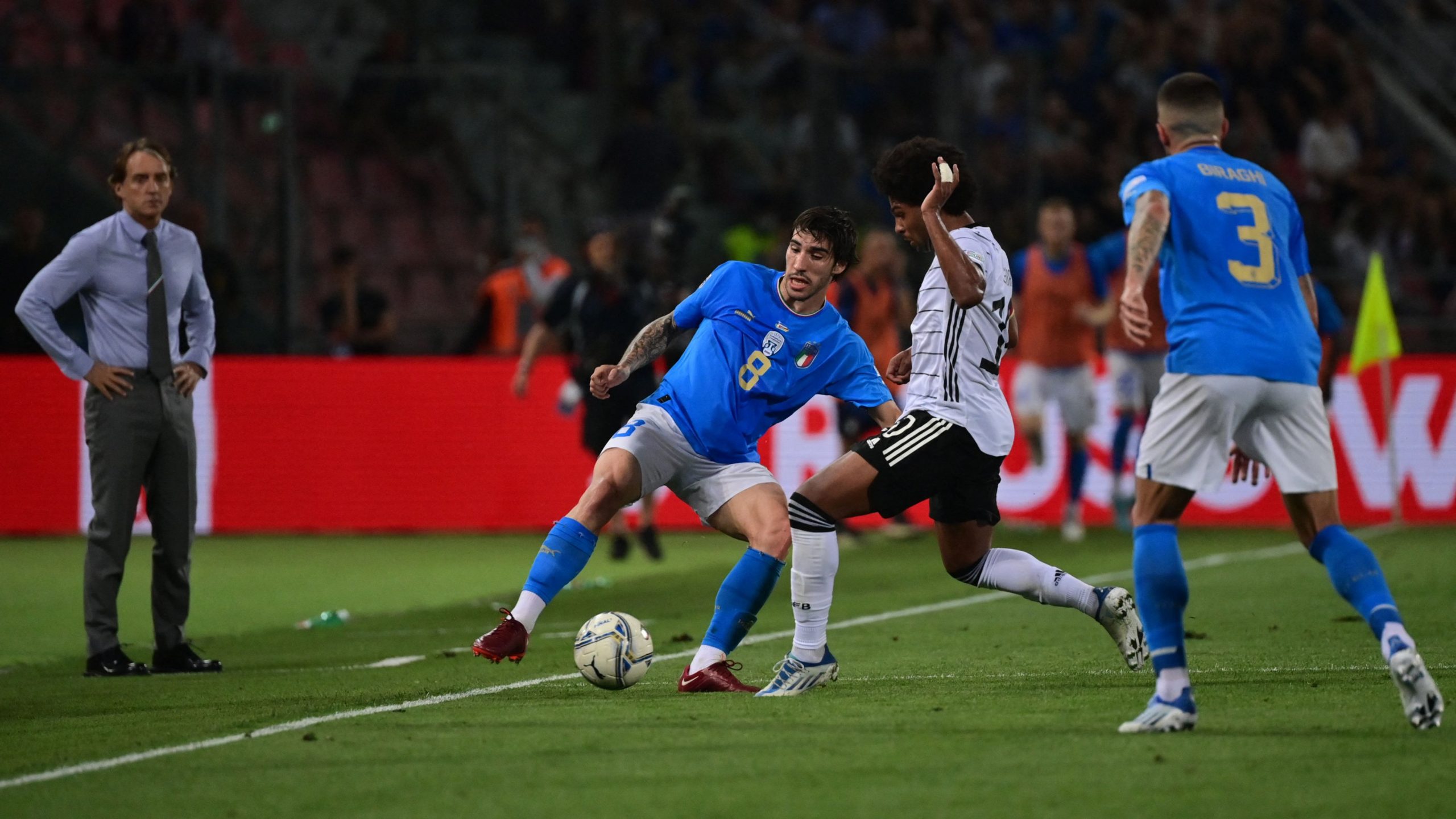 Italia igualó 1-1 ante Alemania por la primera fecha de la Liga de Naciones