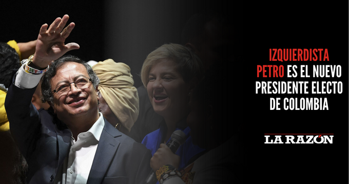 Izquierdista Petro es el nuevo presidente electo de Colombia