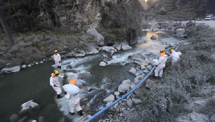 MTC sobre derrame de zinc en río Chillón: “Se han recuperado cinco toneladas del material”