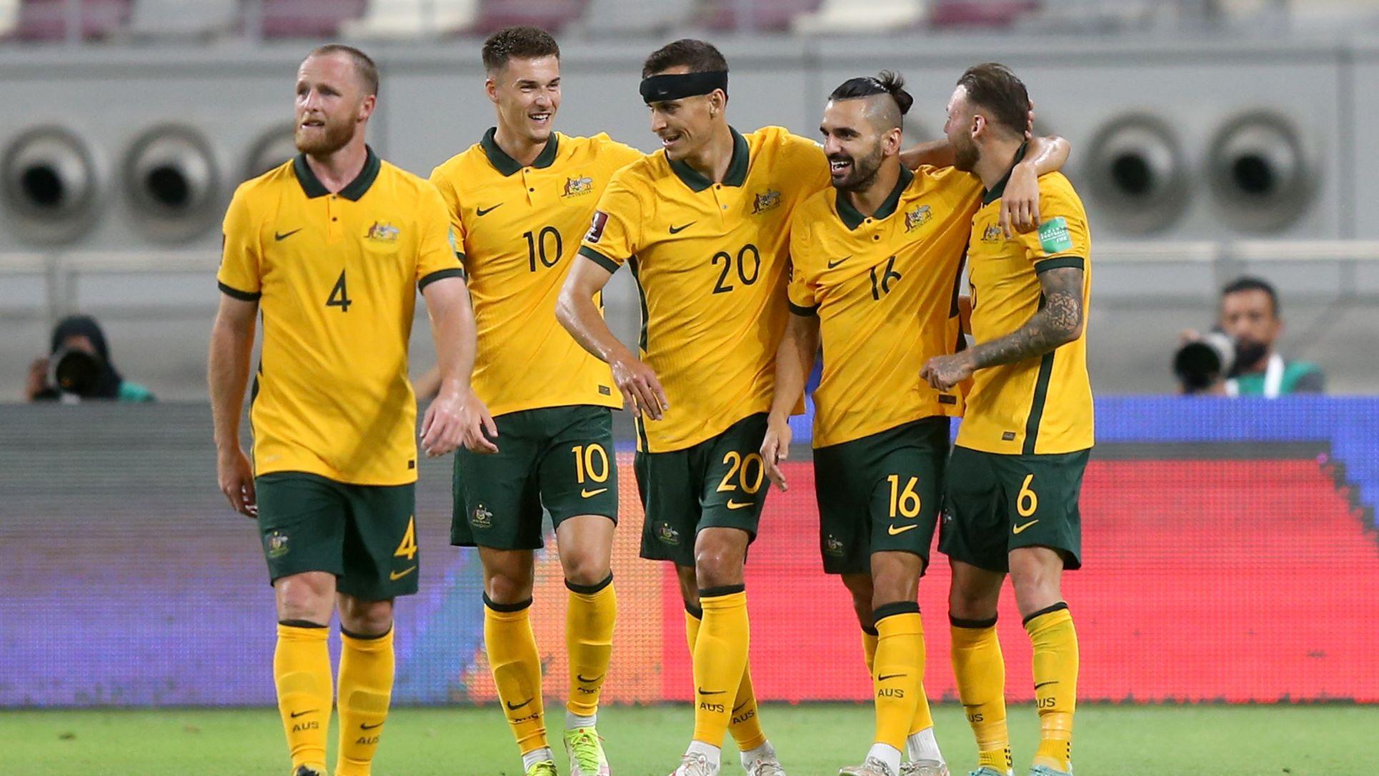 Australia derrotó 2-1 a Jordania y se prepara para enfrentar a Emiratos