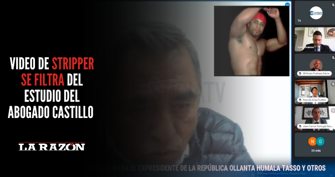 Video de stripper se filtra del estudio del abogado Castillo