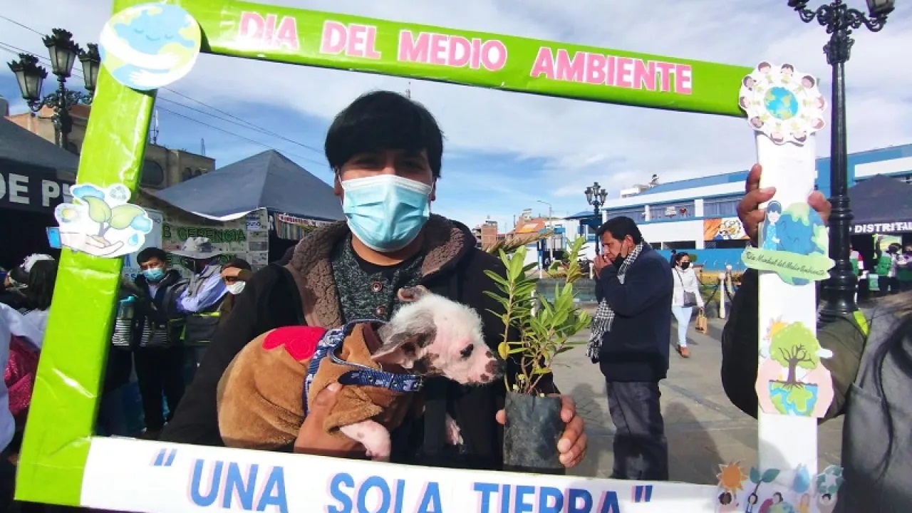Municipalidad de Puno incentiva el cuidado del Medio Ambiente