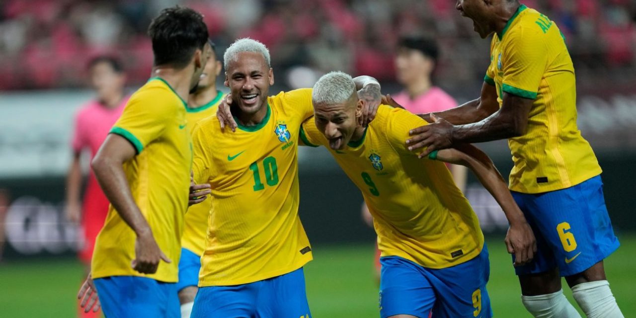 Brasil goleó a Corea del Sur en duelo amistoso