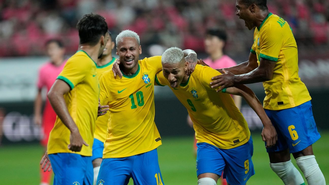 Brasil goleó a Corea del Sur en duelo amistoso