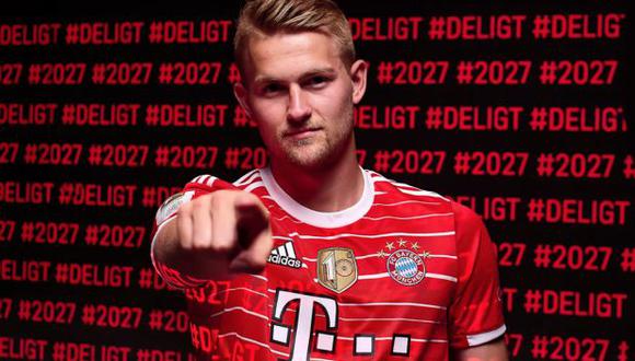 Bayern Múnich anuncia el fichaje de Matthijs De Ligt