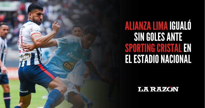 Alianza Lima igualó sin goles ante Sporting Cristal en el Estadio