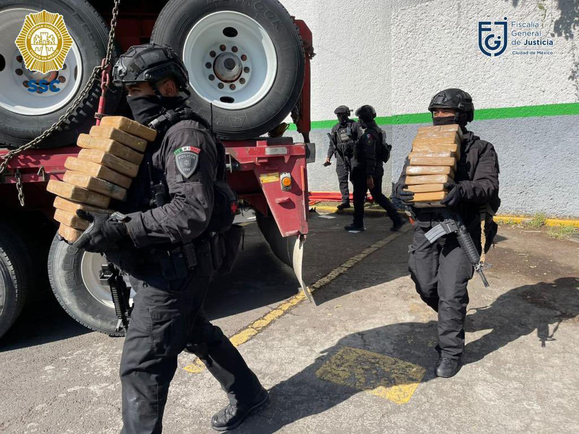 Estados Unidos apoyó en el mayor decomiso de cocaína en México