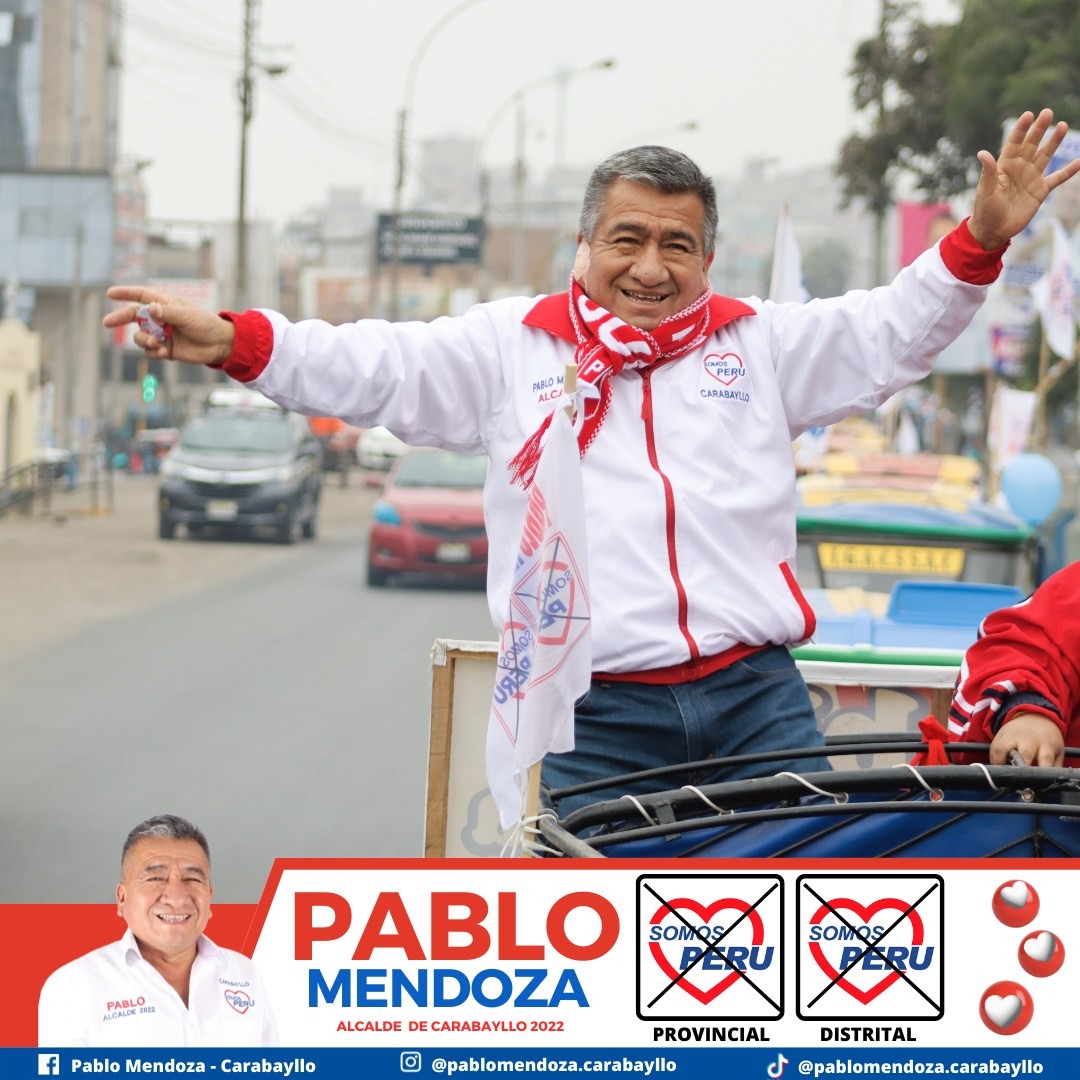 Pablo Mendoza está primero en Carabayllo