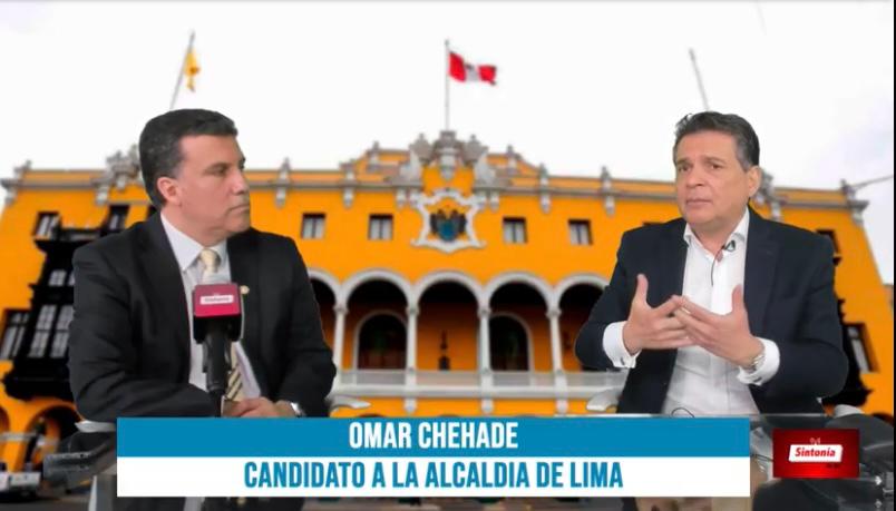 Omar Chehade plantea mayor seguridad ciudadana para Lima
