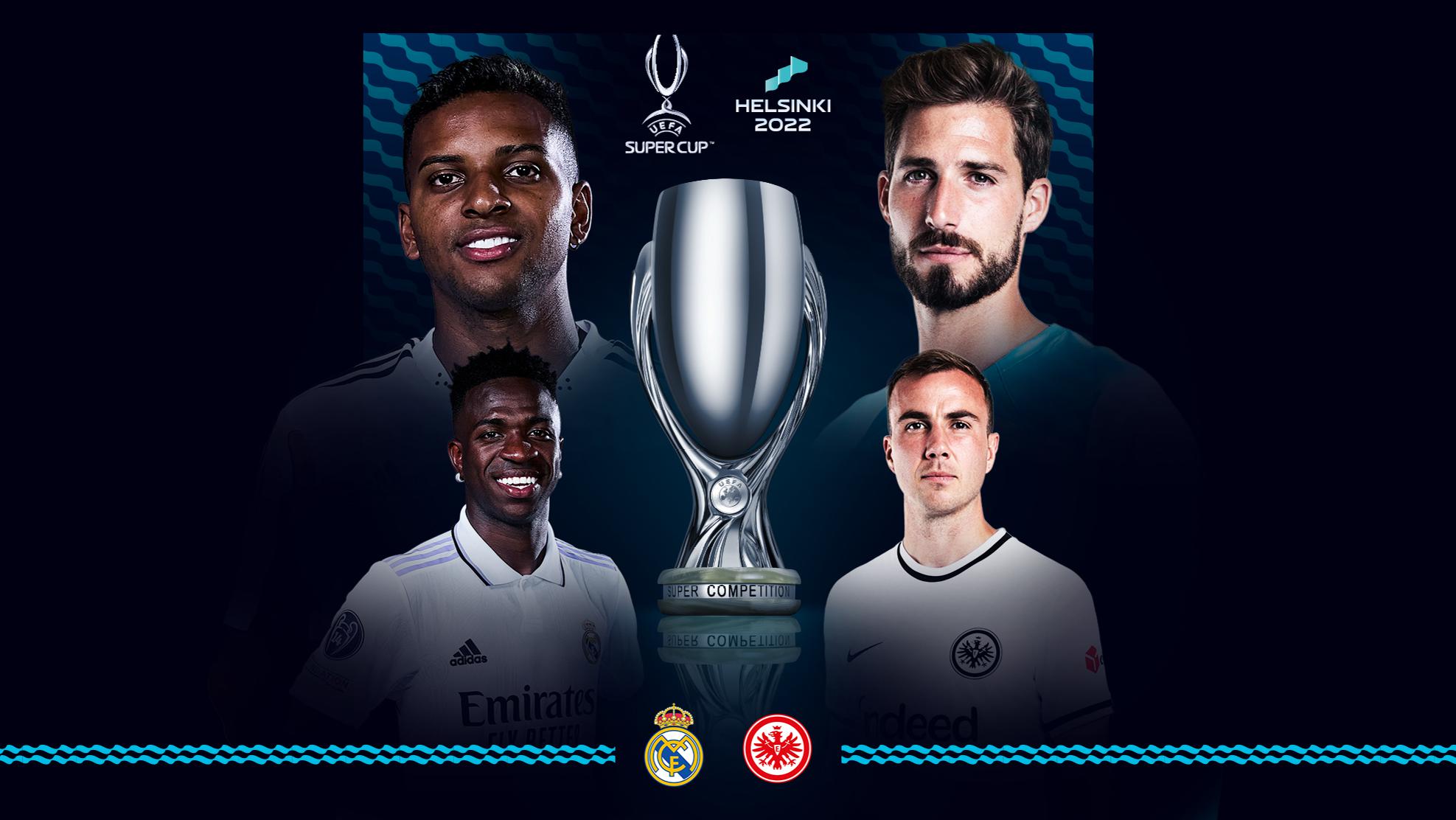 Real Madrid y Eintracht Frankfurt se enfrentan por el primer título de la temporada