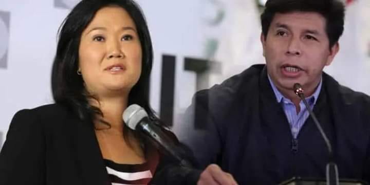 Keiko Sofia Fujimori Higuchi A Pedro Castillo Terrones : "El cargo le ha quedado muy grande y ah demostrado que no tiene la capacidad”